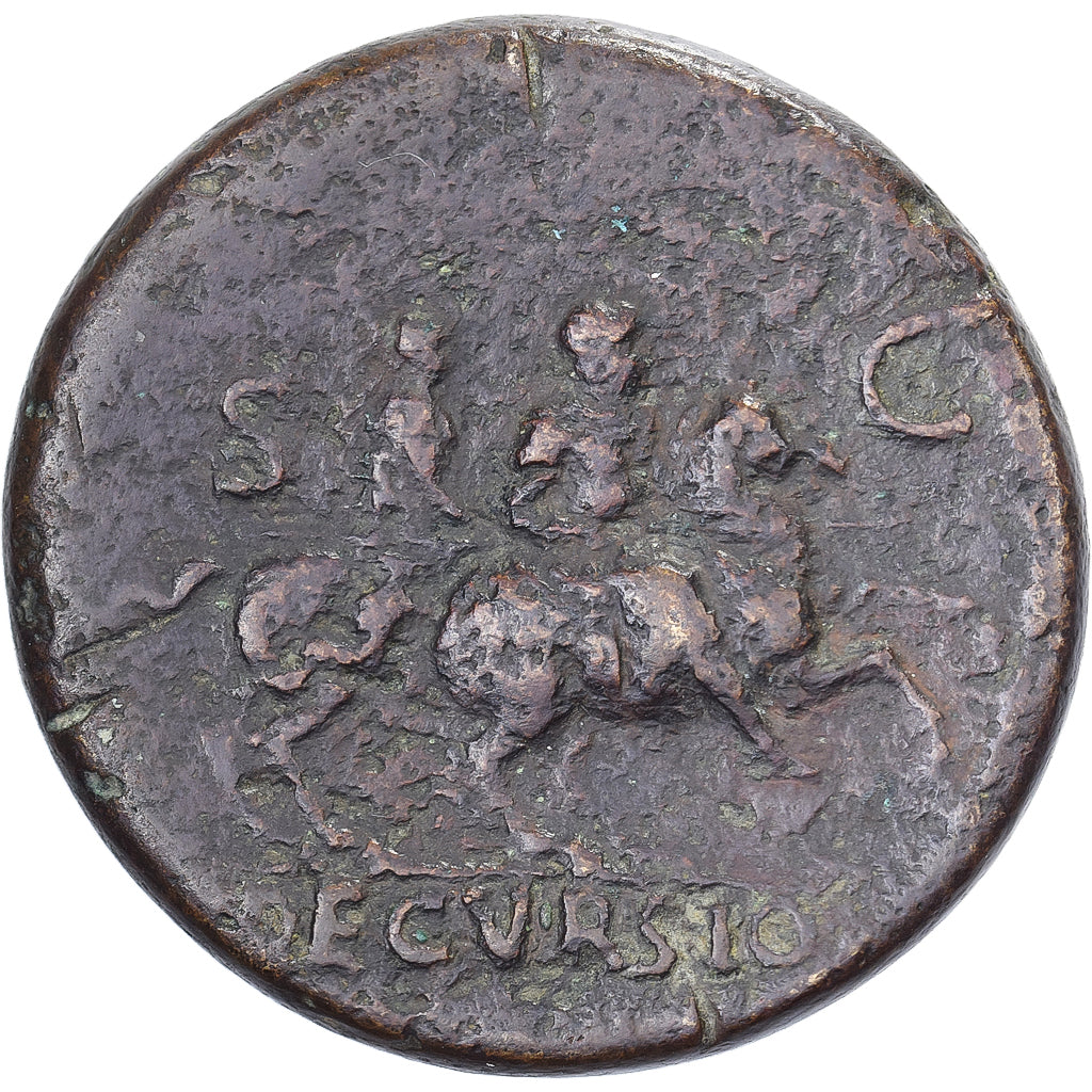 Nero, Sestertius, 62-68, Rome, Bronze, VF(30-35), RIC:I-170