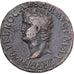 Nero, As, 62-68, Lugdunum, Bronze, VF(30-35), RIC:534