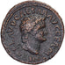 Nero, Semis, 62-68, Lugdunum, Bronze, VF(30-35), RIC:479