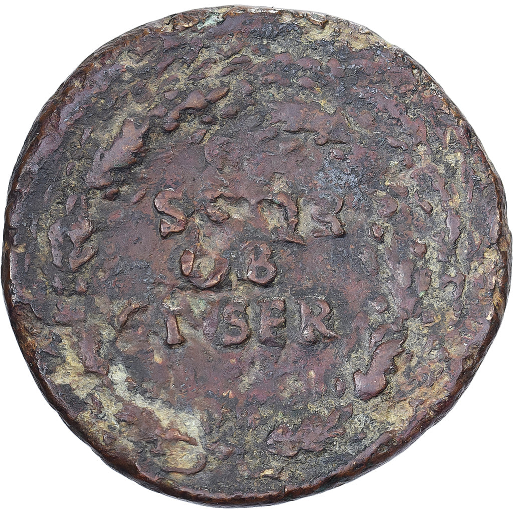 Galba, Dupondius, 68-69, Rome, Bronze, S+, RIC:287