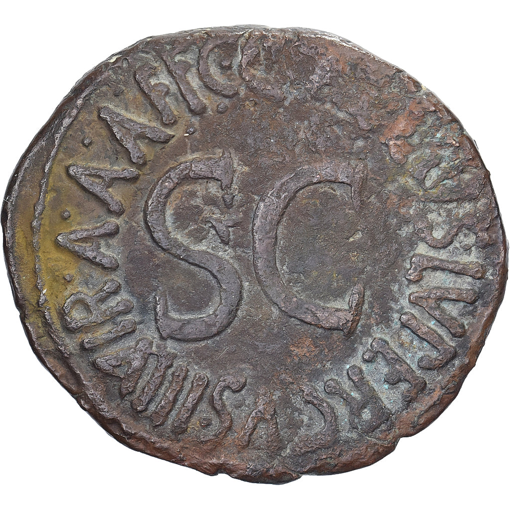 Augustus, As, 16 BC, Rome, Bronze, VF(20-25), RIC:379