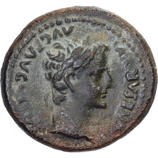 Tiberius, Quadrans, 14-21, Lyon - Lugdunum, Bronze, SS, RIC:32