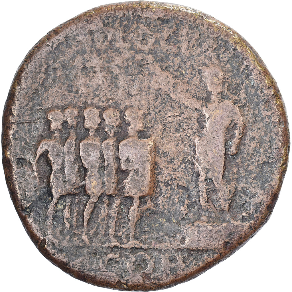 Caligula, Sesterz, 39-40, Rome, Bronze, SGE+, RIC:40