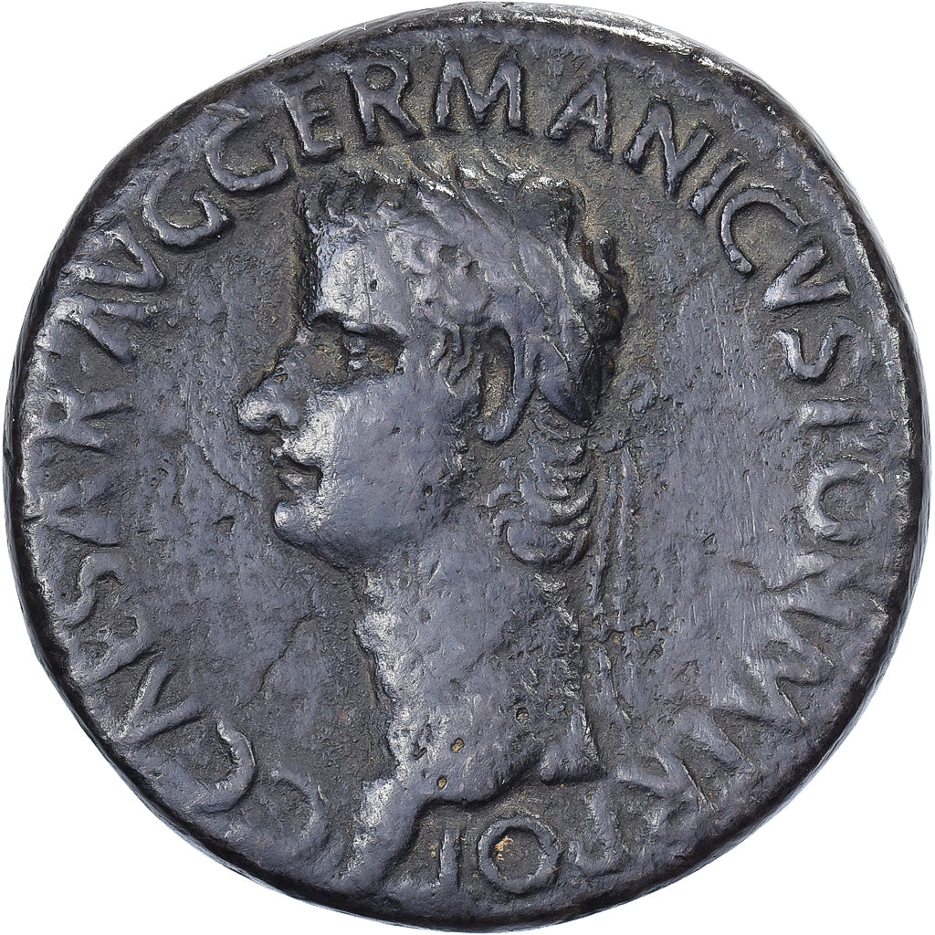 Caligula, Sestertius, 37-38, Rome, Bronzen, FR+