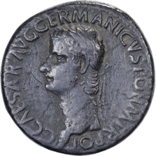 Caligula, Sestertius, 37-38, Rome, Bronzen, FR+