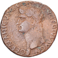 Germanicus, As, 40-41, Rome, Bronce, MBC, RIC:50