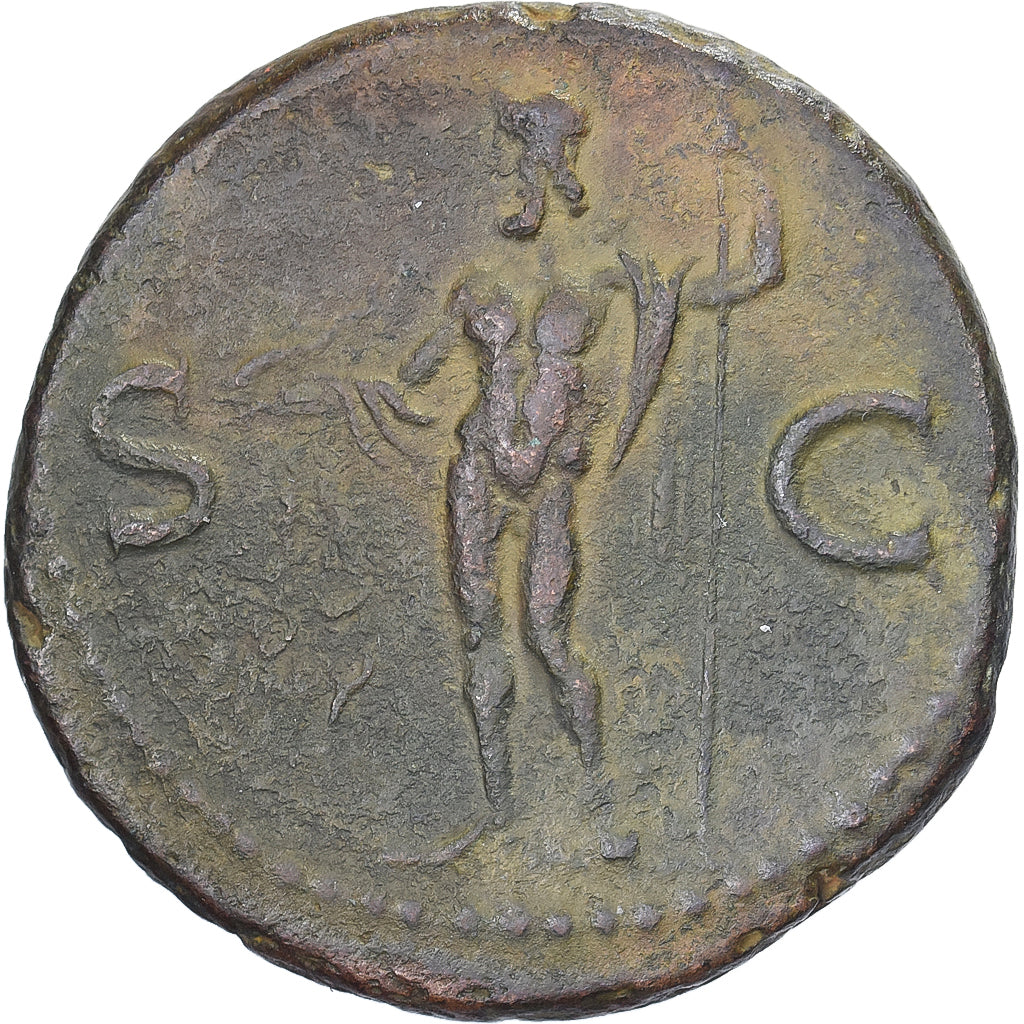 Agrippa, As, 37-41, Rome, Bronze, AU(50-53)