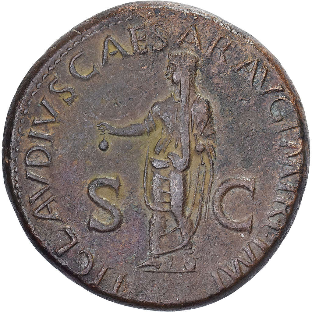 Antonia, Dupondius, 41-50, Rome, Bronzen, PR, RIC:92