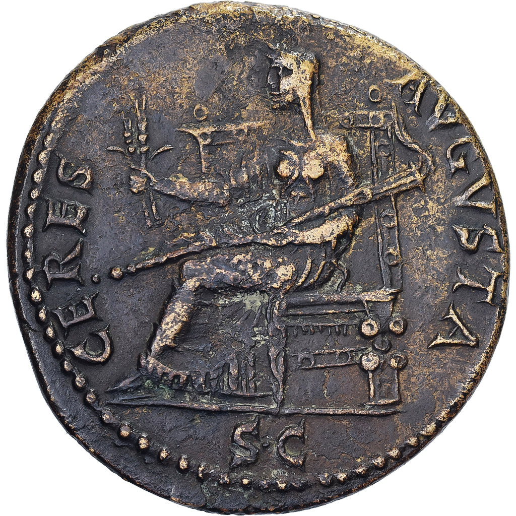 Claudius, Dupondius, 41-50, Rome, Bronze, SS+, RIC:94