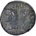 Augustus & Agrippa, As, 10-14, Nemausus, Bronze, S+, RIC:160