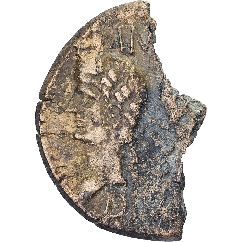 Augustus & Agrippa, 1/2 Dupondius, 9-3 BC, Nemausus, Bronzen, ZF