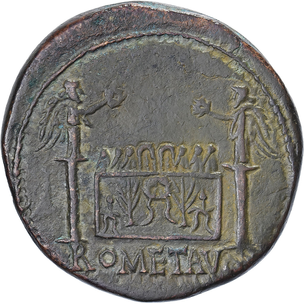 Augustus, As, 10-6 BC, Lugdunum, Bronze, AU(50-53), RIC:I-230