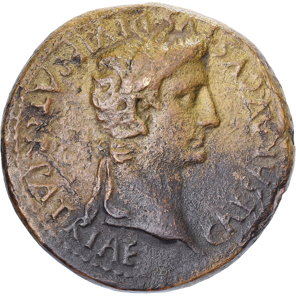 Auguste, Sestertius, 9-14, Lyon - Lugdunum, Bronzen, FR+, RIC:I-231A