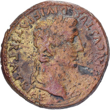Auguste, Dupondius/As, 9-14, Lyon - Lugdunum, Bronce, MBC, RIC:232