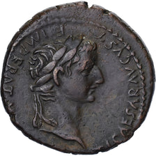 Tiberius, Dupondius/As, 12-14, Lyon - Lugdunum, Bronze, SS, RIC:244