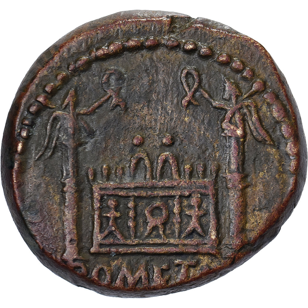 Tiberius, Semis, 12-14, Lyon - Lugdunum, Bronzen, ZF+, RIC:I-246