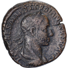 Gordian II, Sestercio, 238, Rome, Bronce, BC+, RIC:5