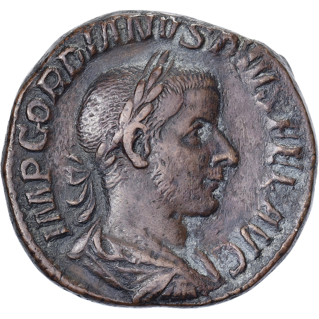 Gordian III, Sestertius, 241-243, Rome, Bronze, EF(40-45)