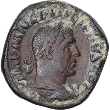 Philip I, Sestertius, 248, Rome, Bronze, VF(30-35), RIC:161