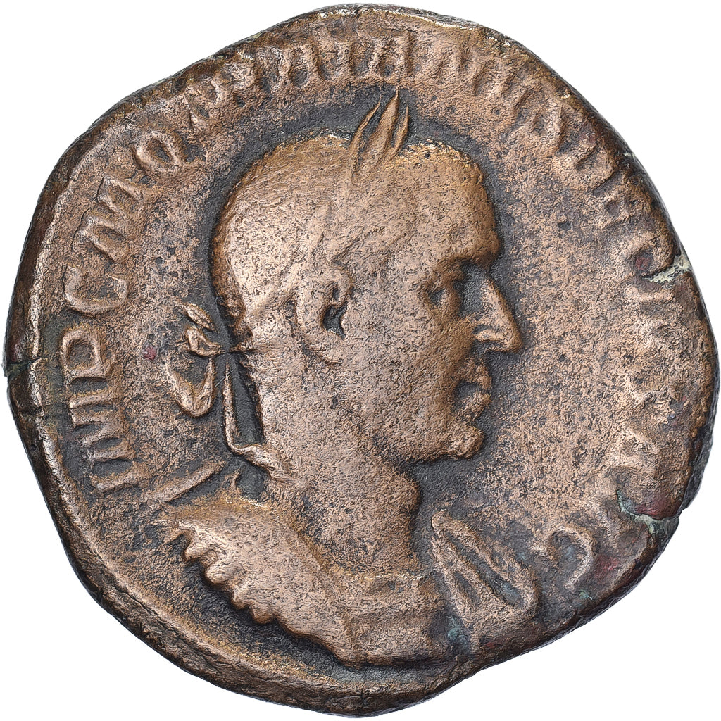 Trajan Decius, Sestercio, 249-251, Rome, Bronce, BC+, RIC:112