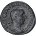 Trajan Decius, As, 249-251, Rome, Bronze, S+, RIC:113