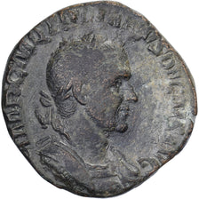 Trajan Decius, Sestercio, 249-251, Rome, Bronce, BC+