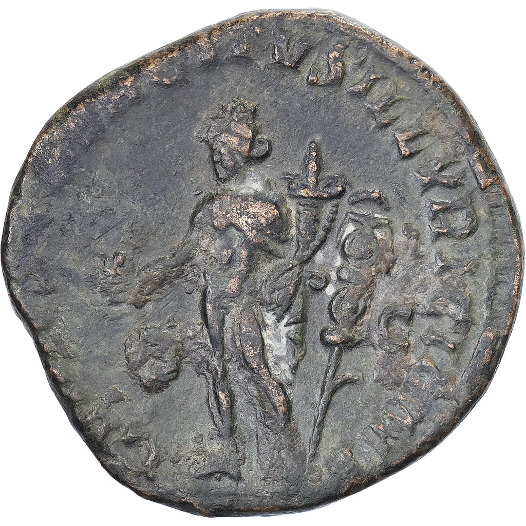 Trajan Decius, Sestercio, 249-251, Rome, Bronce, BC+