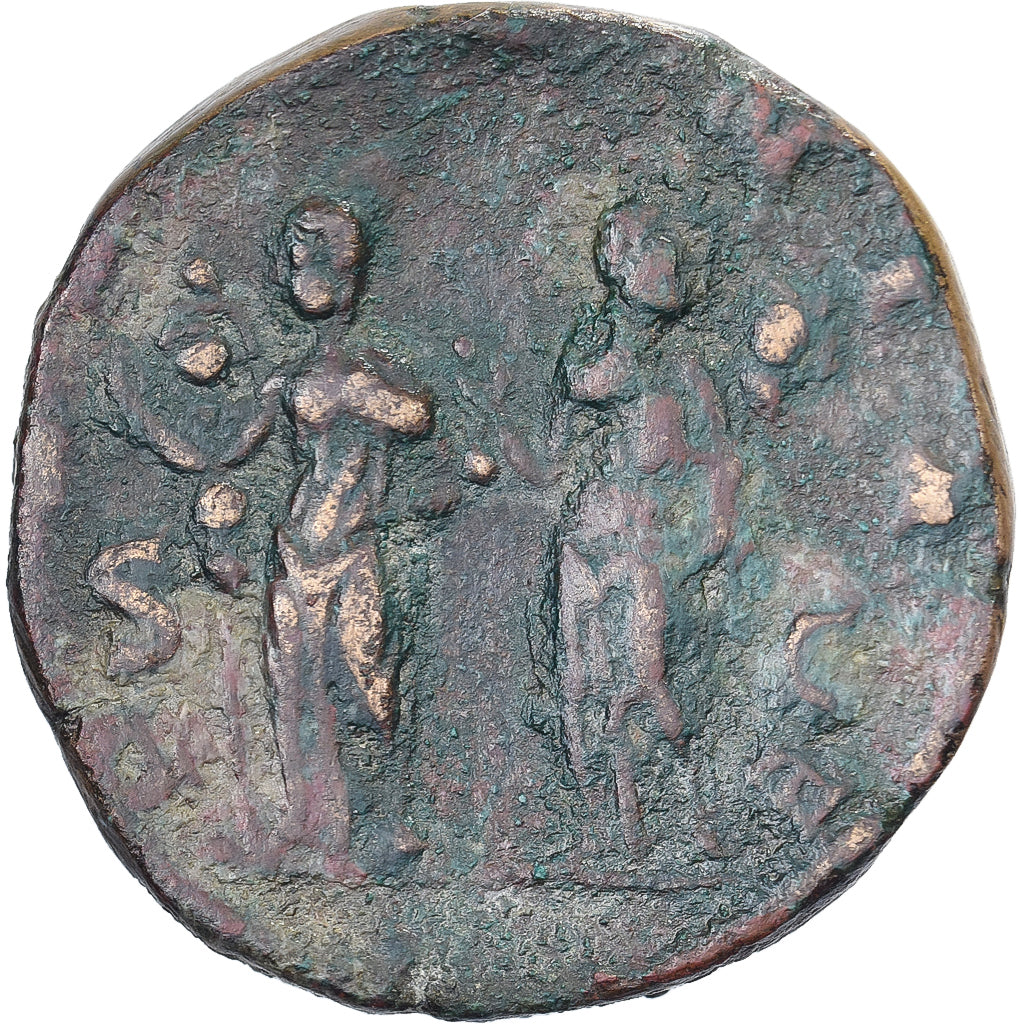 Traianus Decius, As, 249-251, Rome, Bronzen, FR+, RIC:124