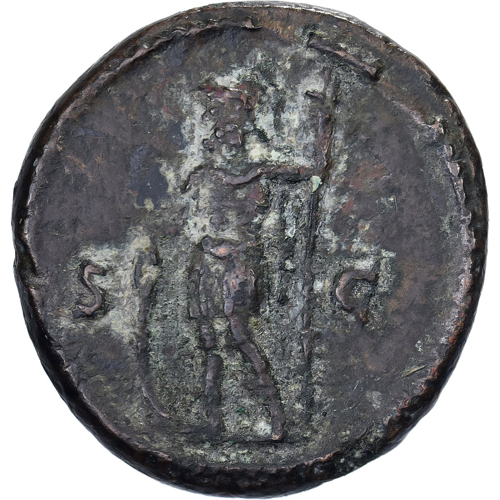 Trajan Decius, Semis, 249-251, Rome, Bronze, VF(30-35), RIC:128