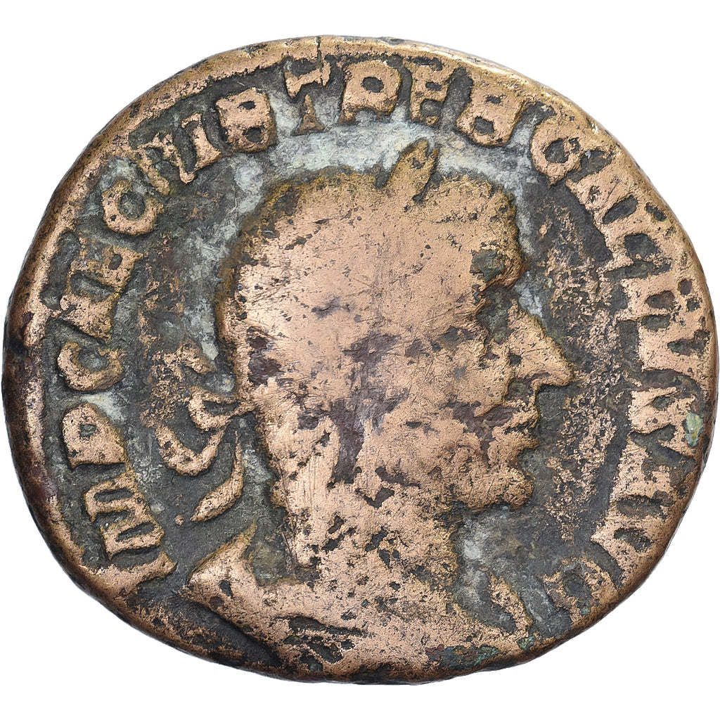 Trebonianus Gallus, As, 251-253, Rome, Bronce, BC+, RIC:117