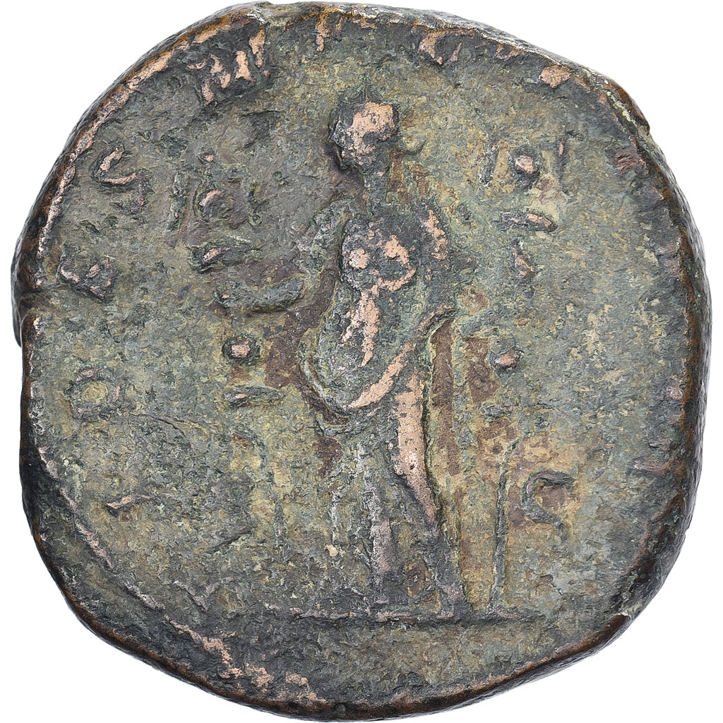Valerian I, Sestertius, 254, Rome, Bronze, F(12-15), RIC:160