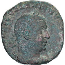 Valerian I, Sesterzio, 256-257, Rome, Bronzo, BB, RIC:171