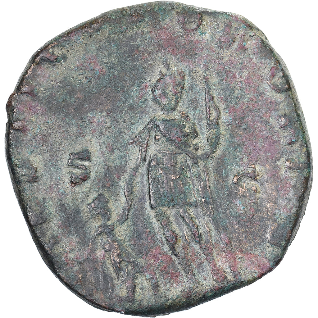 Valerian I, Sestertius, 256-257, Rome, Brązowy, EF(40-45), RIC:171