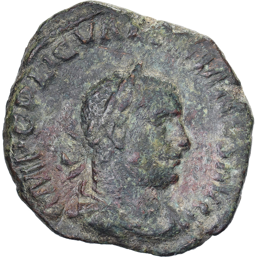 Valerian I, Sestertius, 253, Rome, Brązowy, VF(20-25), RIC:177