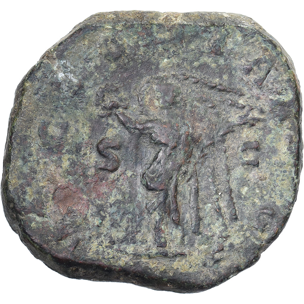 Valerian I, Sestertius, 253, Rome, Brązowy, VF(20-25), RIC:177
