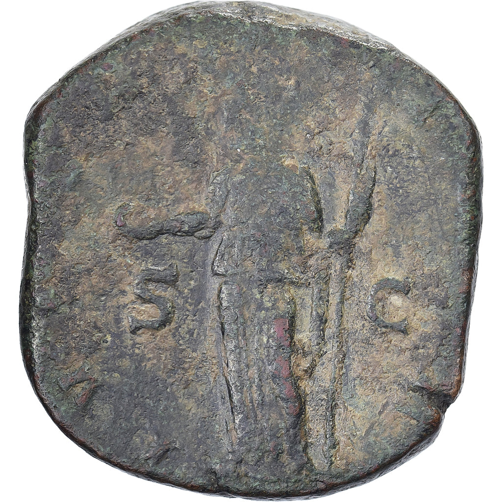 Salonina, Sesterz, 255-256, Rome, Bronze, S+, RIC:46