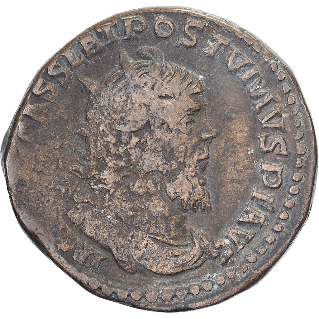 Postumus, Double Sestertius, 260-261, Trier, Bronze, VF(30-35), RIC:169