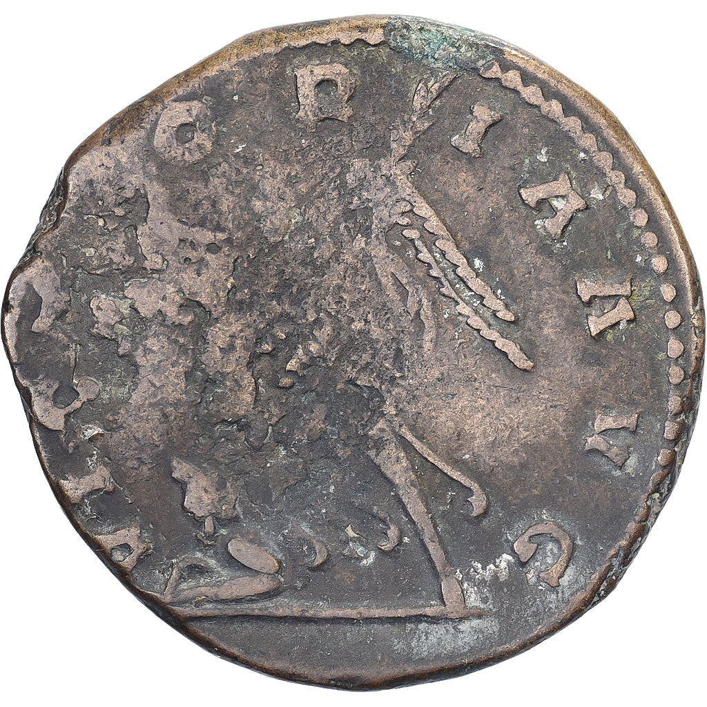 Postumus, Double Sestertius, 260-261, Trier, Bronze, VF(30-35), RIC:169