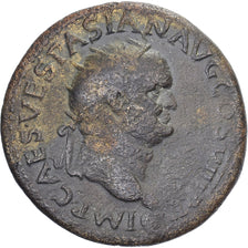 Vespasian, Dupondius, 77-78, Lugdunum, Bronze, VF(20-25), RIC:1211