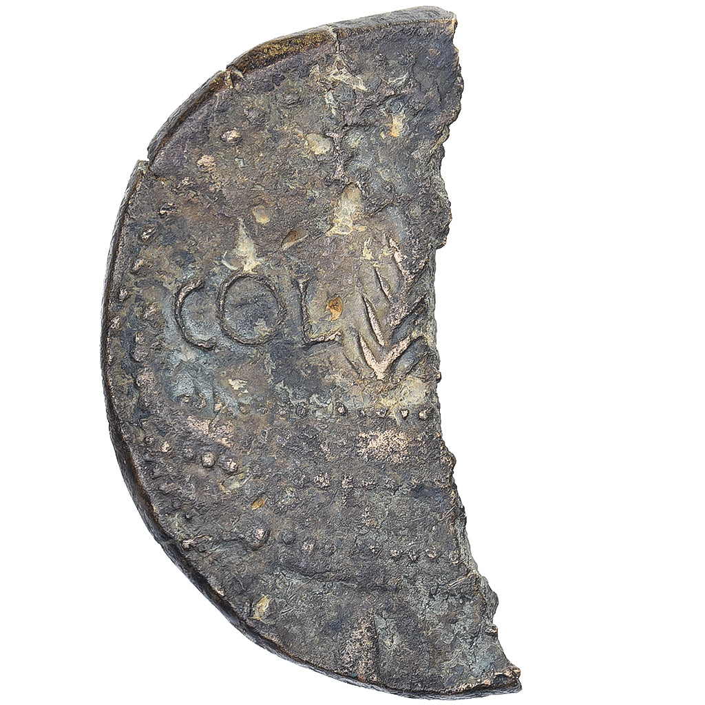 Augustus & Agrippa, 1/2 Dupondius, ca. 20-3 BC, Nemausus, Bronce, MBC+