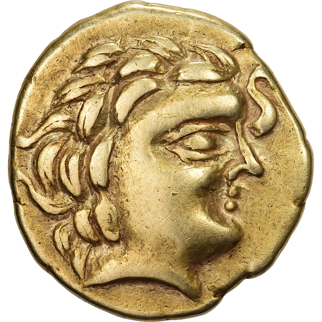 Aulerci Cenomani, 1/4 Stater, 2nd century BC, Goud, ZF, Delestrée:2156