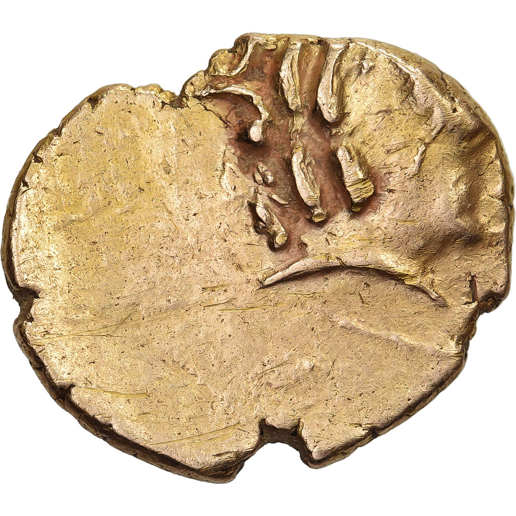 Aulerci Cenomani, 1/4 Stater, 2nd century BC, Gold, AU(55-58)