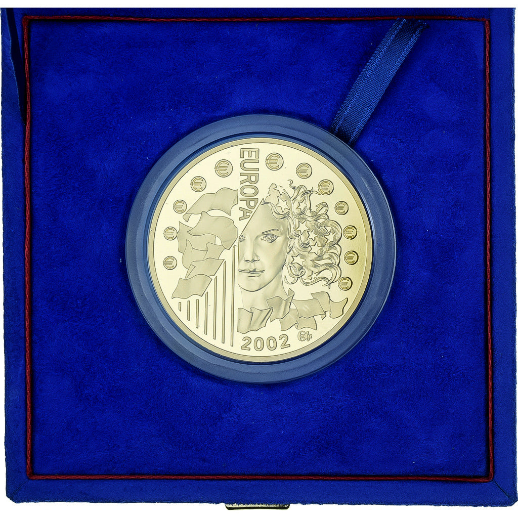 France, 100 Euro, Europa, Proof, 5 Oz, 2002, Monnaie de Paris, Gold, MS(65-70)