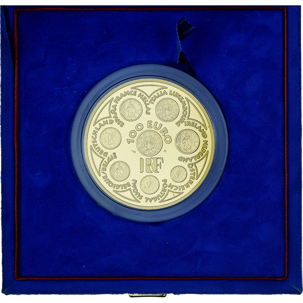 France, 100 Euro, Europa, BE, 5 Onces, 2002, Monnaie de Paris, Or, FDC