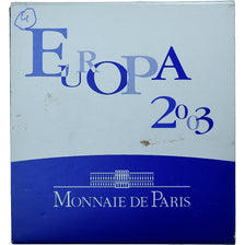 Francja, 50 Euro, Europa, 1 Oz, Proof, 2003, Monnaie de Paris, Złoto, MS(65-70)