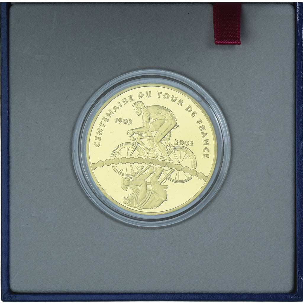 France, 50 Euro, Tour de France, 100 Years of the Tour, 1 Oz, Proof, 2003