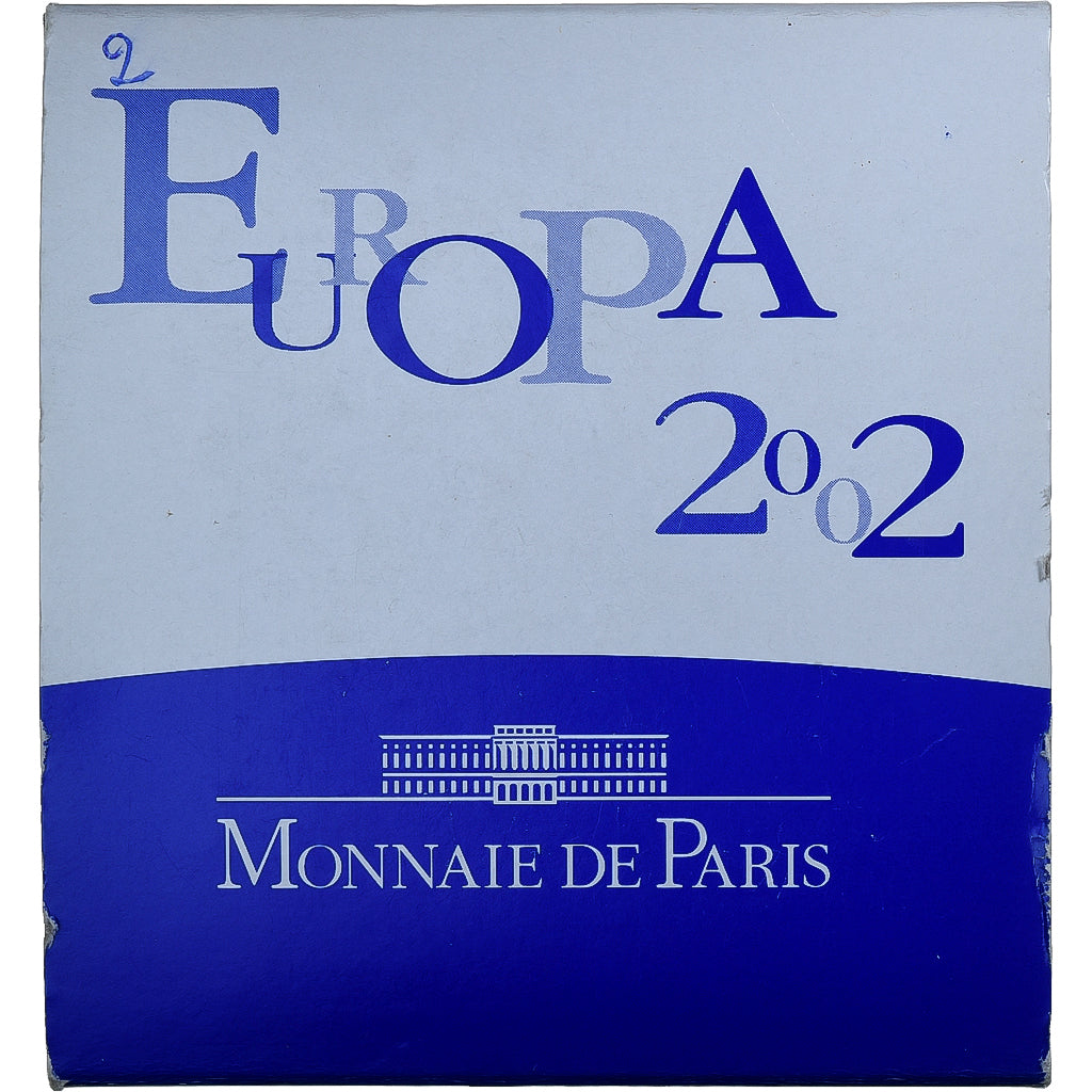 France, 20 Euro, Europa, 1/2 Oz, Proof, 2002, Monnaie de Paris, Gold, MS(65-70)