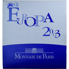 Francia, 20 Euro, Europa, 1/2 Oz, Proof, 2003, Monnaie de Paris, Oro, FDC