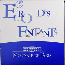 France, 1/4 Euro, Euro of Children, 1/10 Oz, Proof, 2002, Monnaie de Paris