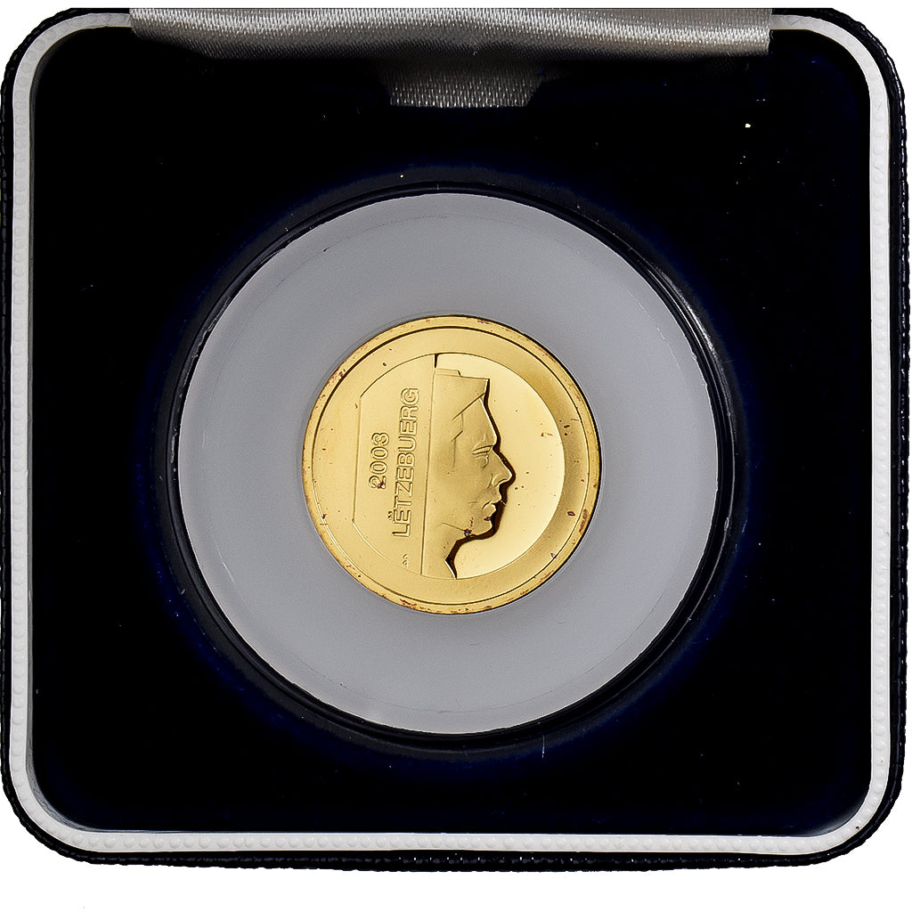 Luxembourg, 5 Euro, 1/5 Oz, Proof, 2003, Gold, MS(65-70)